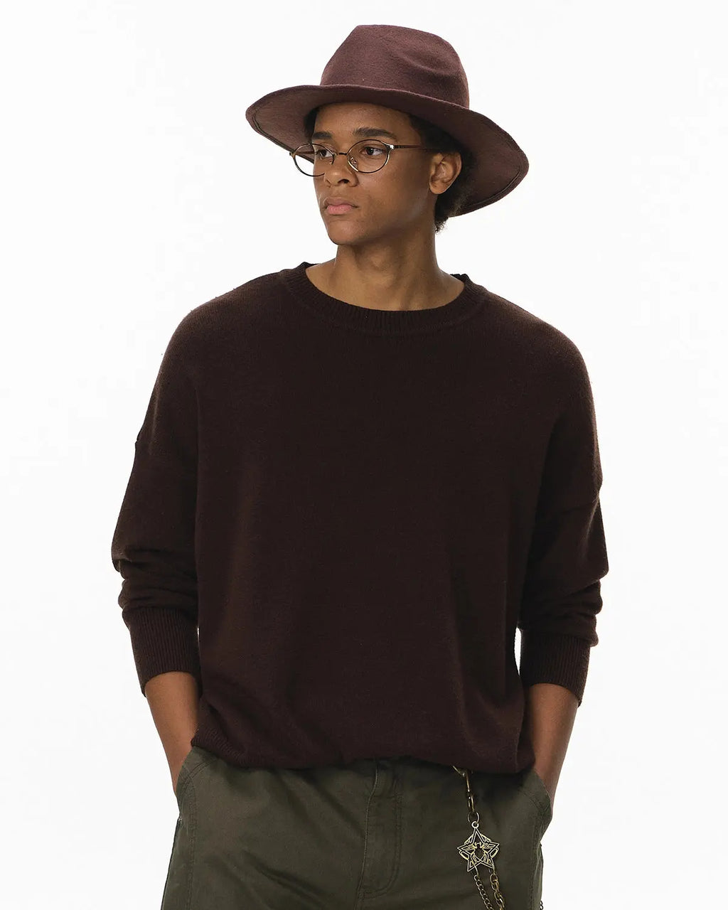 Crew Neck Knit Sweater| Flation Streetwear