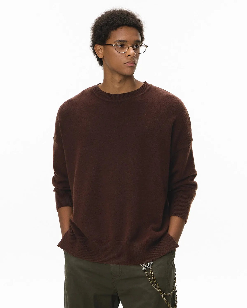 Crew Neck Knit Sweater| Flation Streetwear