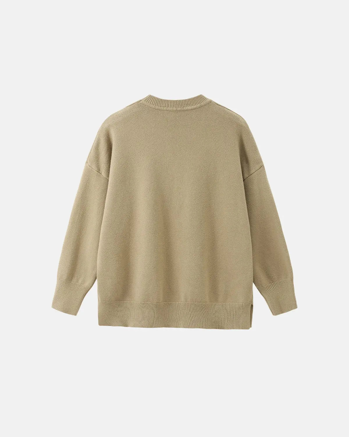 Crew Neck Knit Sweater| Flation Streetwear