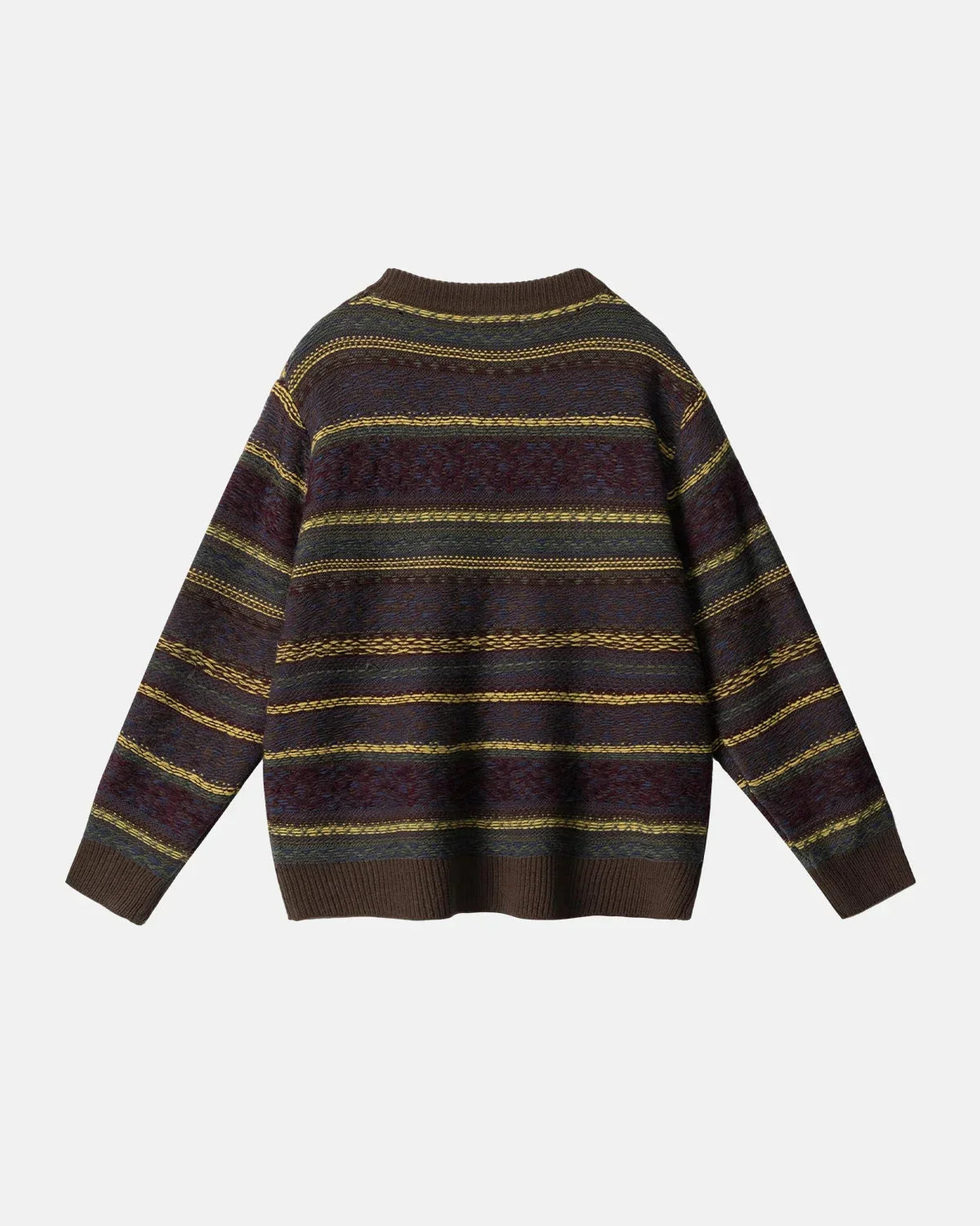 Round Neck Stripe  Jacquard Pullovers | Flation Streetwear
