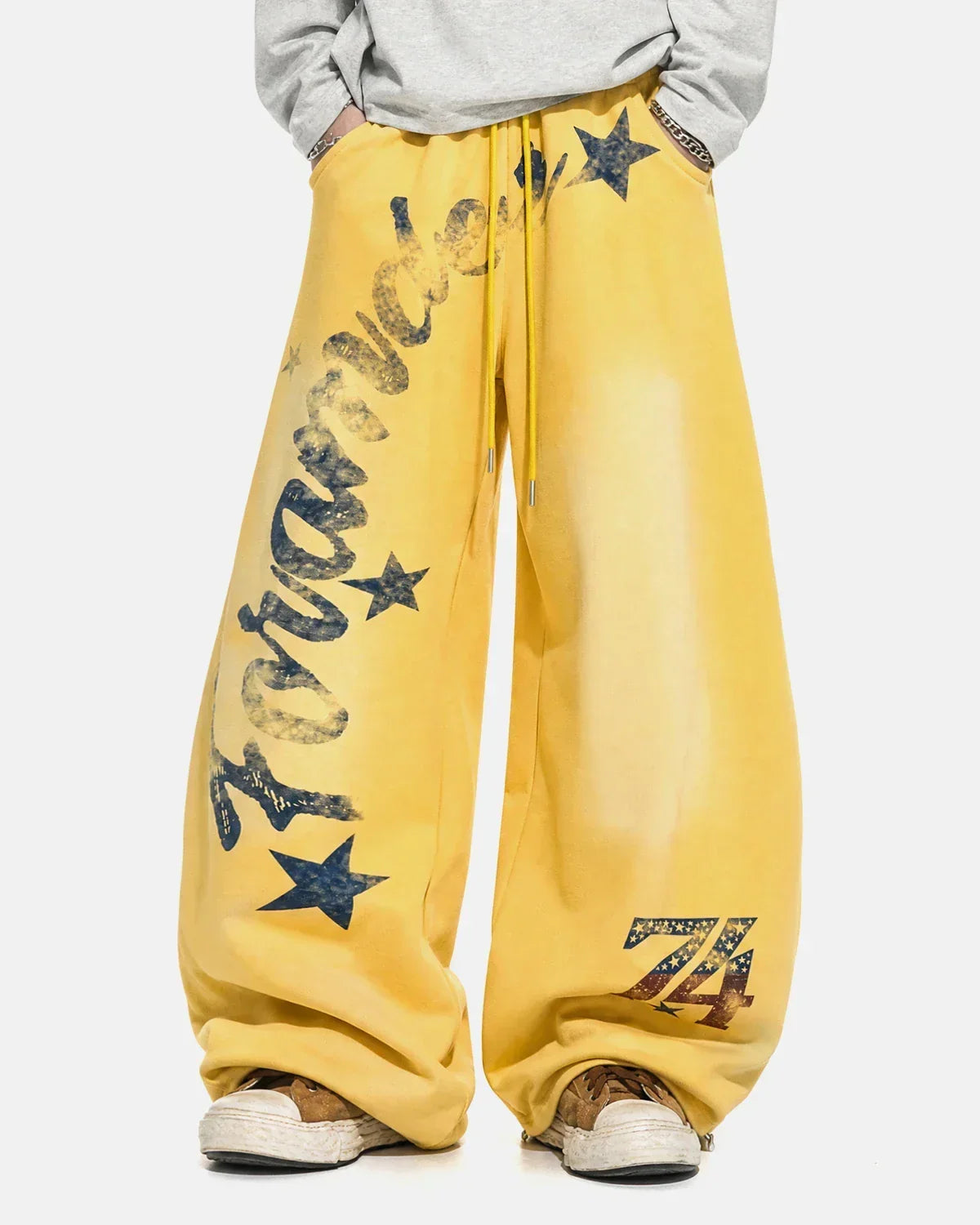 Star Graphic Barrel Sweatpants | Flation Streetwear