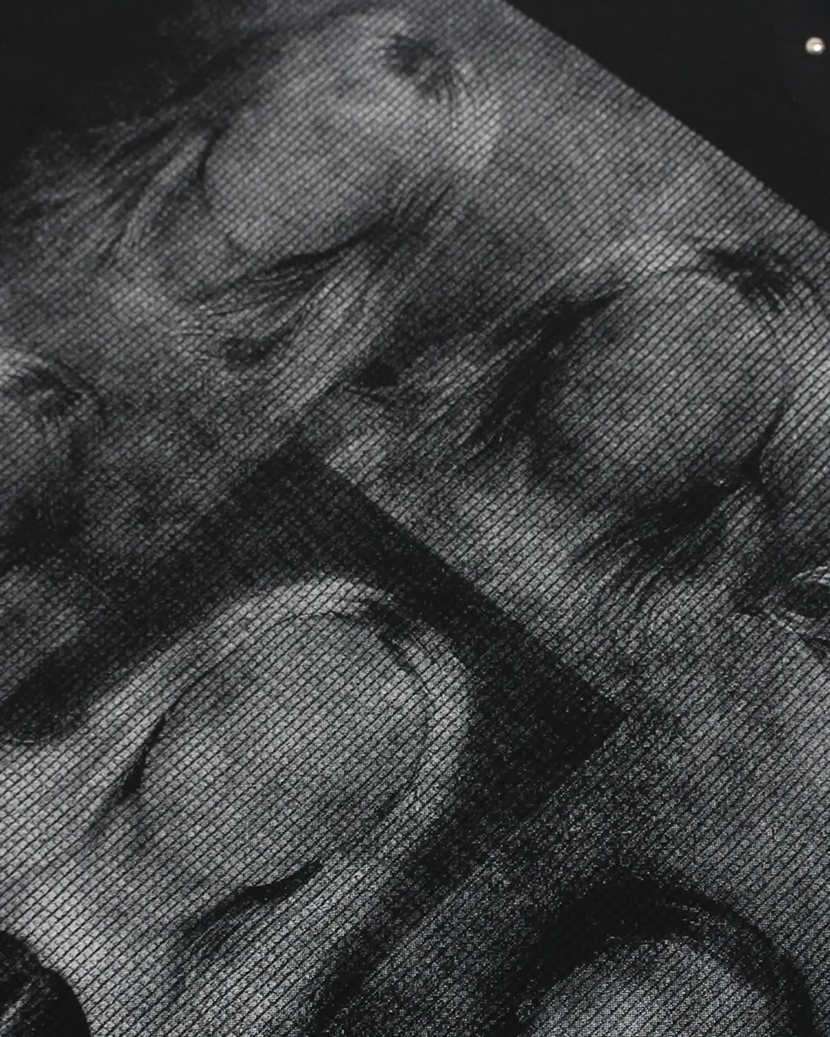 Portrait Graphic Waffle Boxy T-Shirt | Flation Streetwear