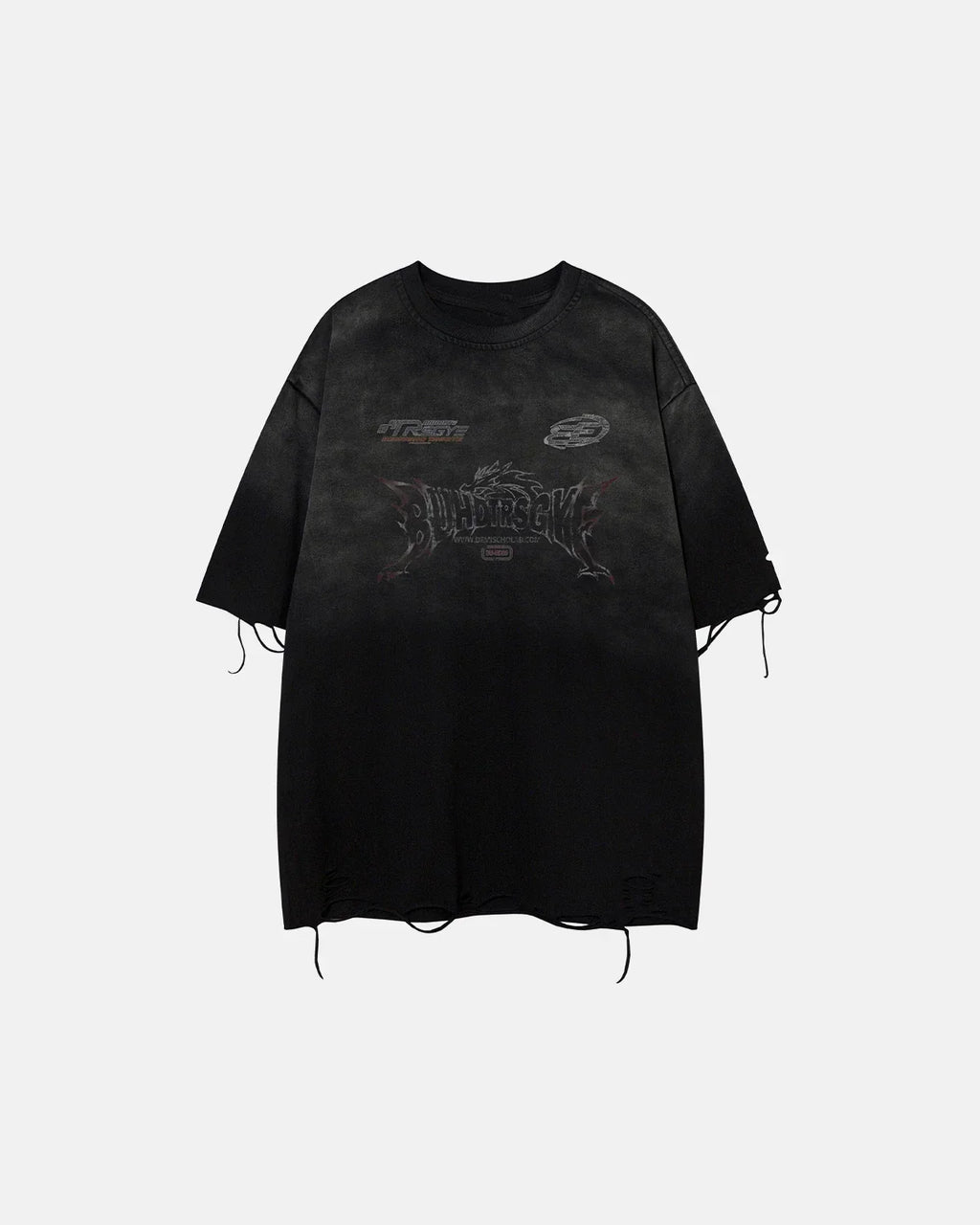 Monkey Washed Distressed T-Shirt | Flation Streetwear