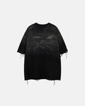 Monkey Washed Distressed T-Shirt | Flation Streetwear
