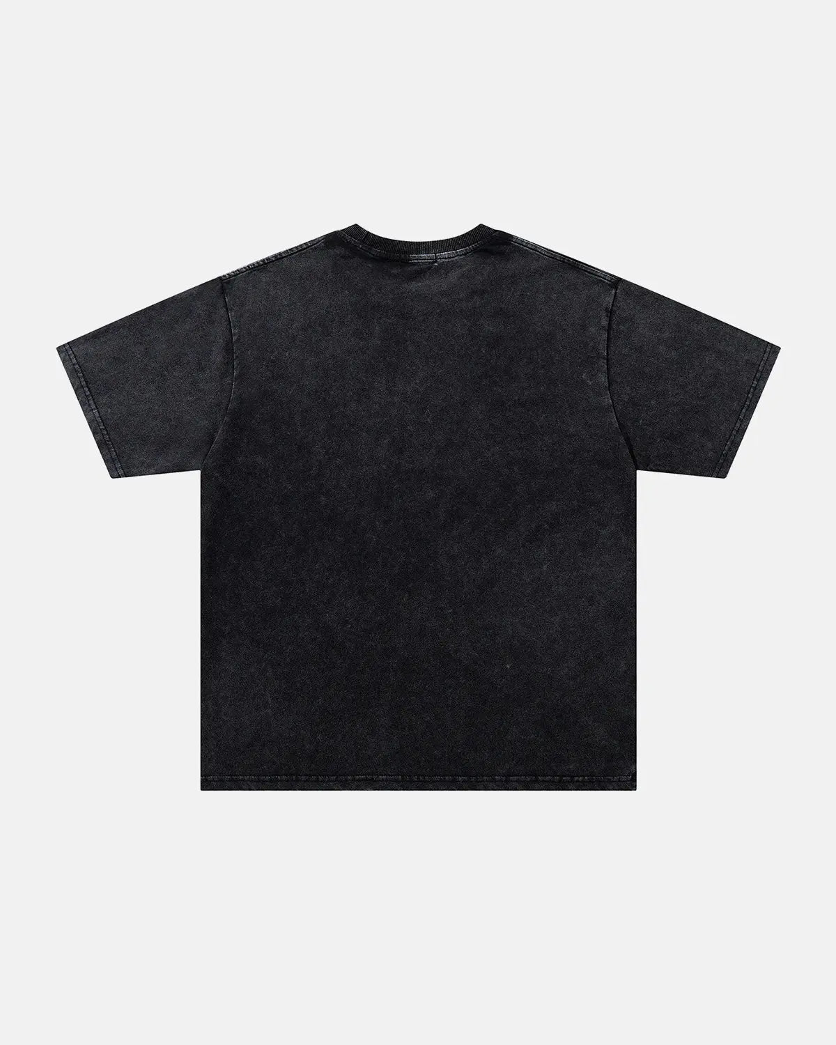 Washed Rhinestone Flame Boxy T-Shirt | Flation Streetwear