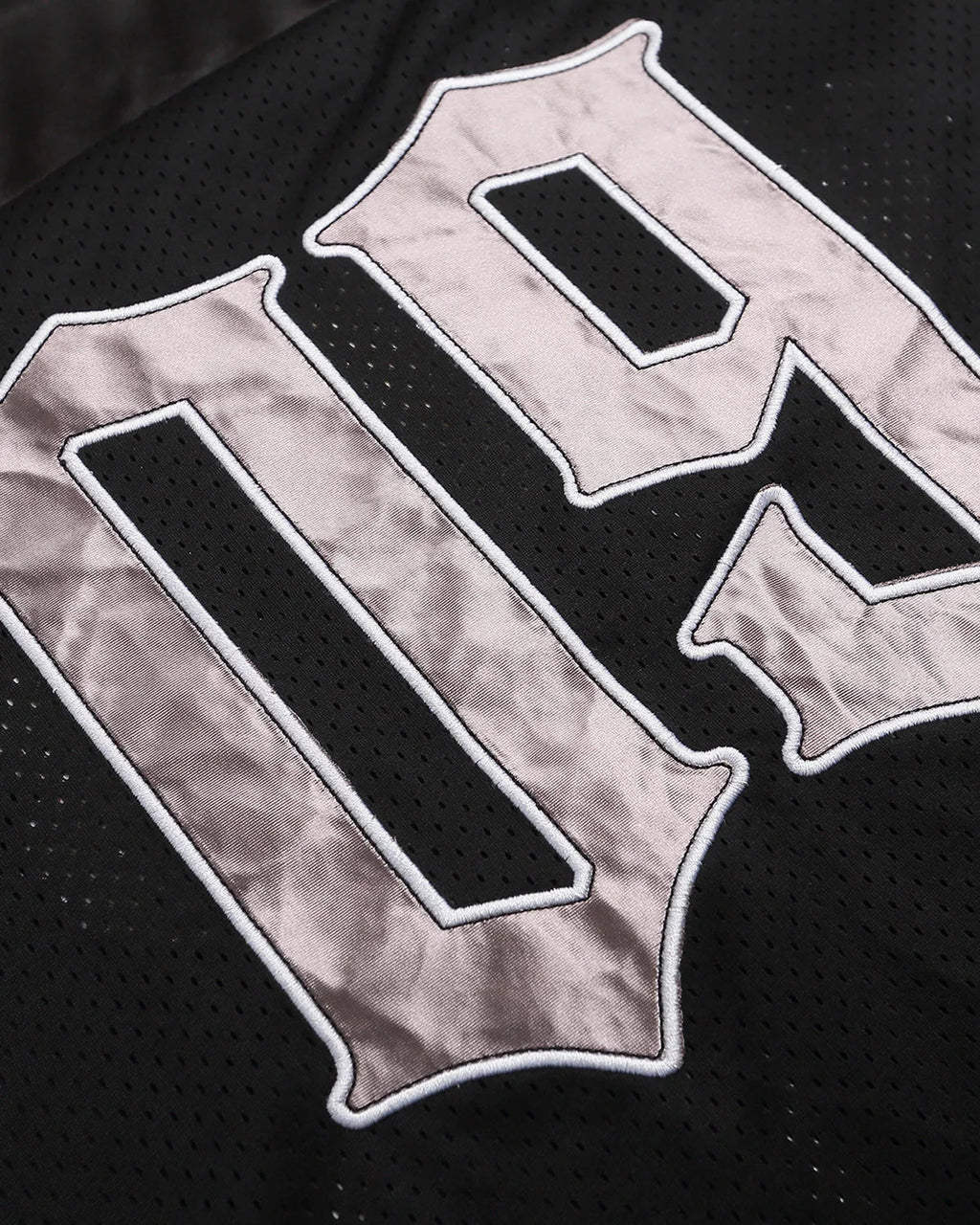 Gothic Embroidered Mesh Jersey | Flation Streetwear