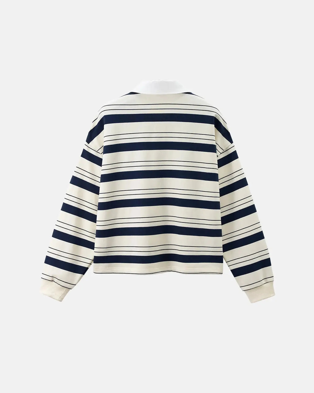 Striped Rugby Polo Shirt | Flation Streetwear