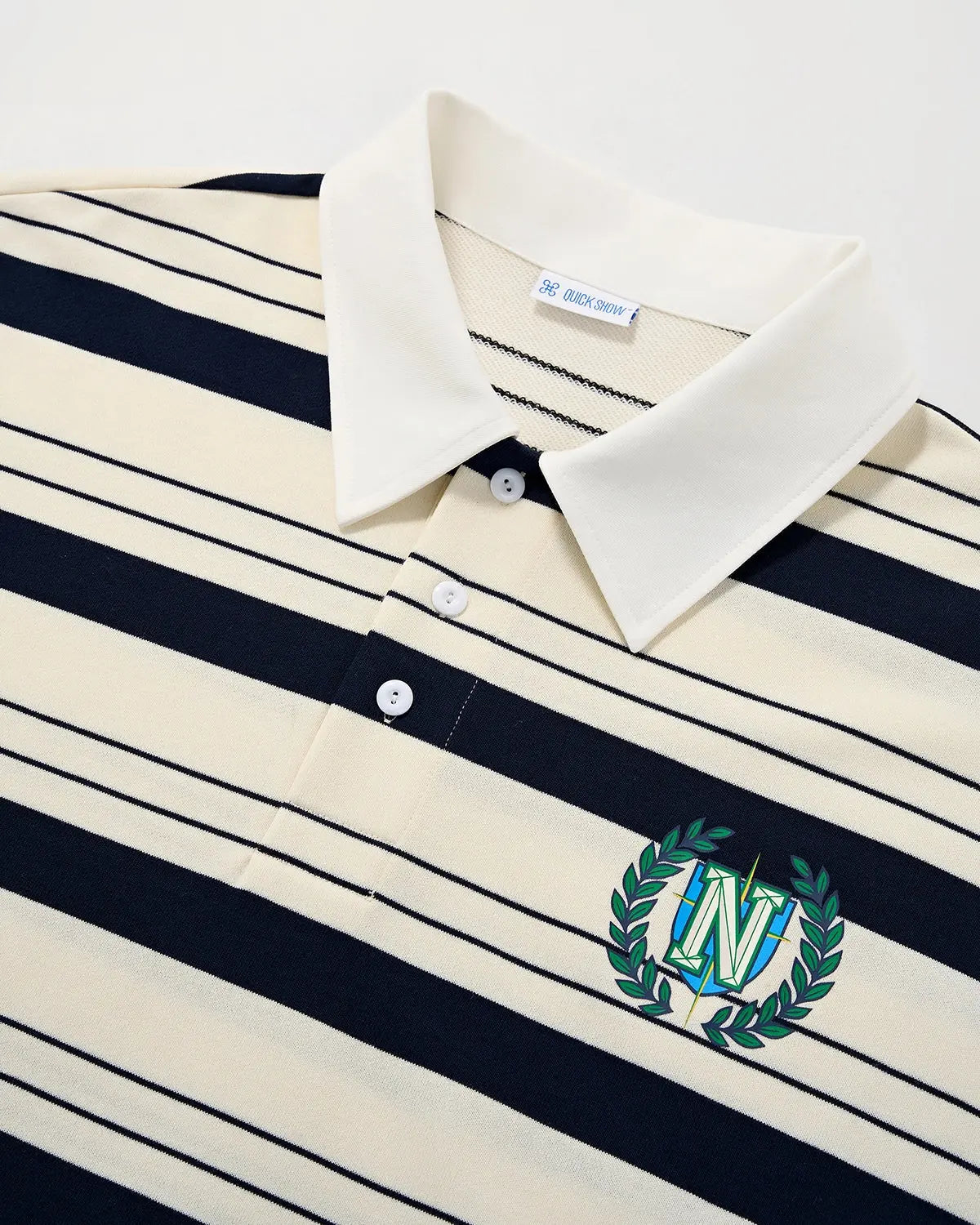 Striped Rugby Polo Shirt | Flation Streetwear