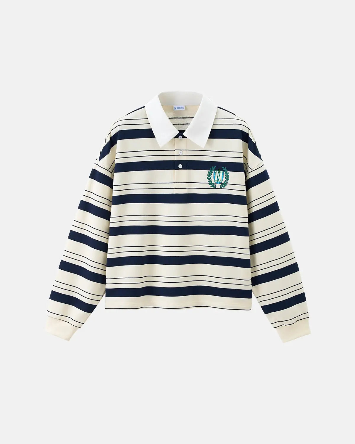 Striped Rugby Polo Shirt | Flation Streetwear