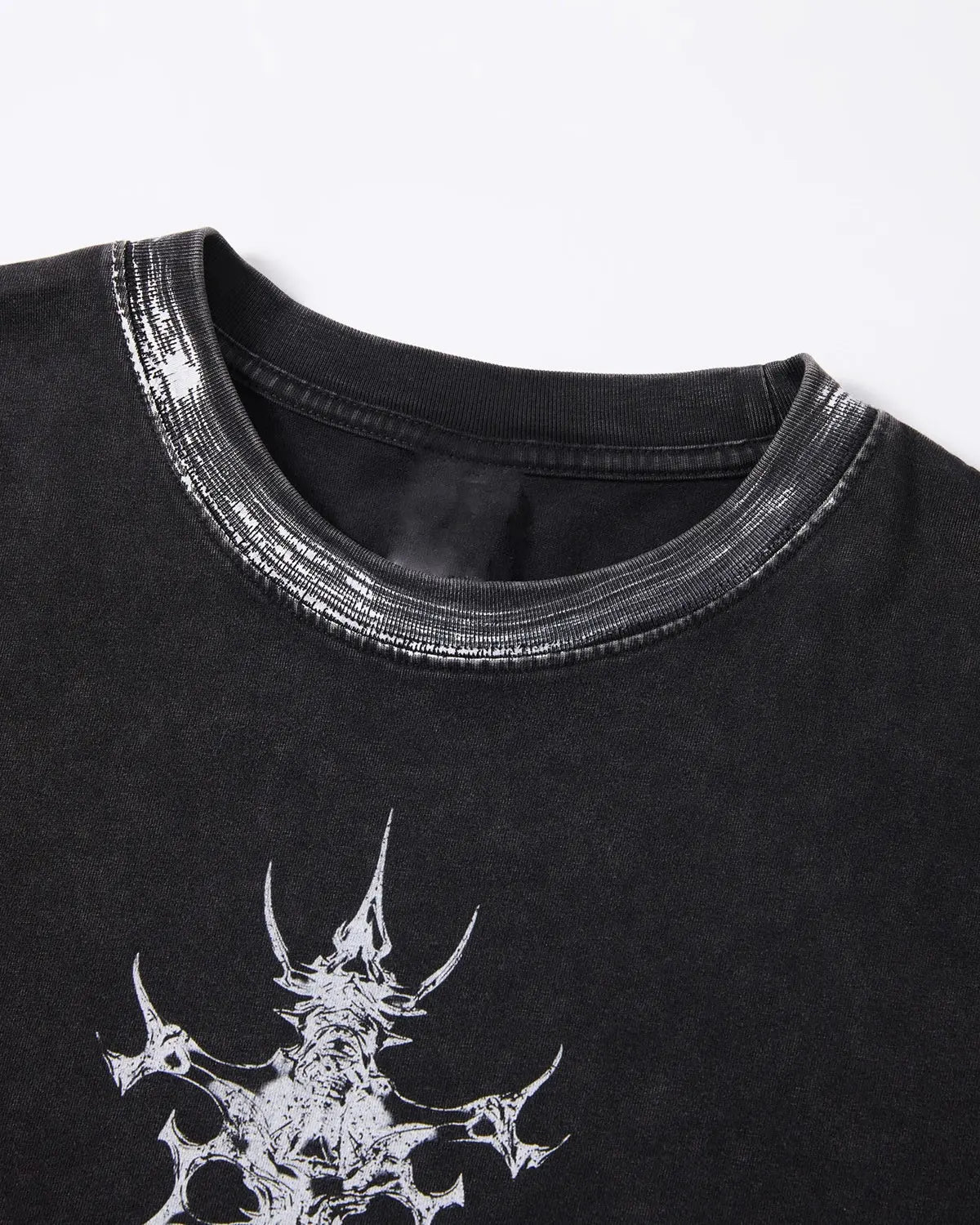 Distressed Painted Graphic Boxy T-Shirt | Flation Streetwear