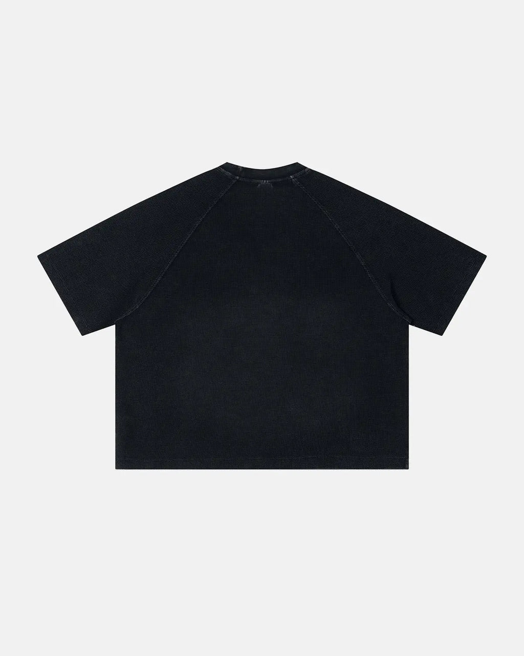 Washed Graphic Boxy Waffle T-Shirt | Flation Streetwear
