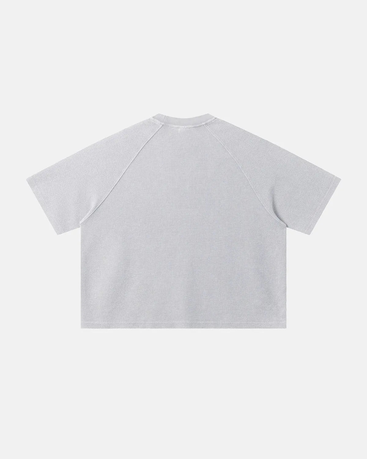 Washed Graphic Boxy Waffle T-Shirt | Flation Streetwear