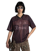 Tribal Pattern Mesh Jersey | Flation Streetwear