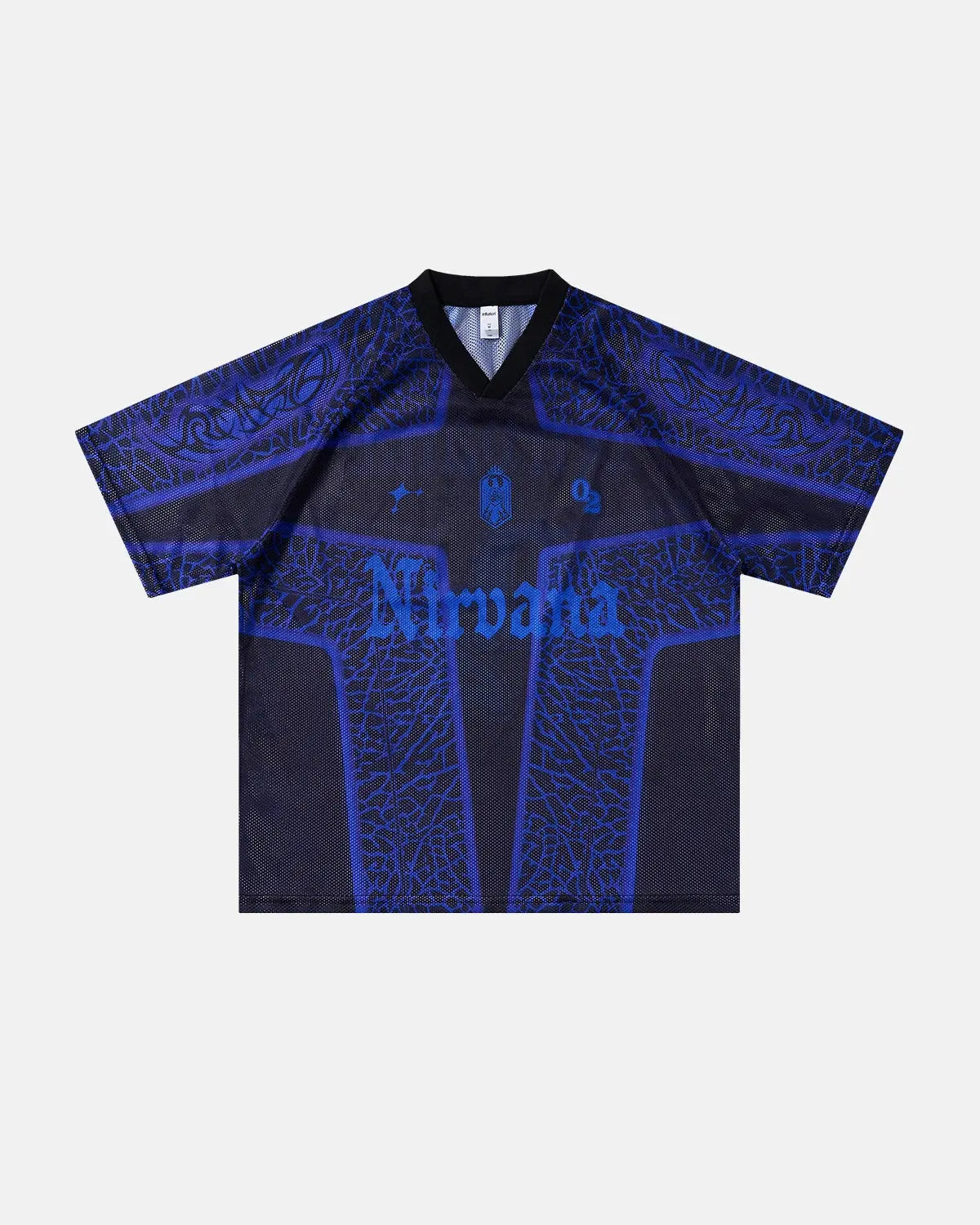 Tribal Pattern Mesh Jersey | Flation Streetwear