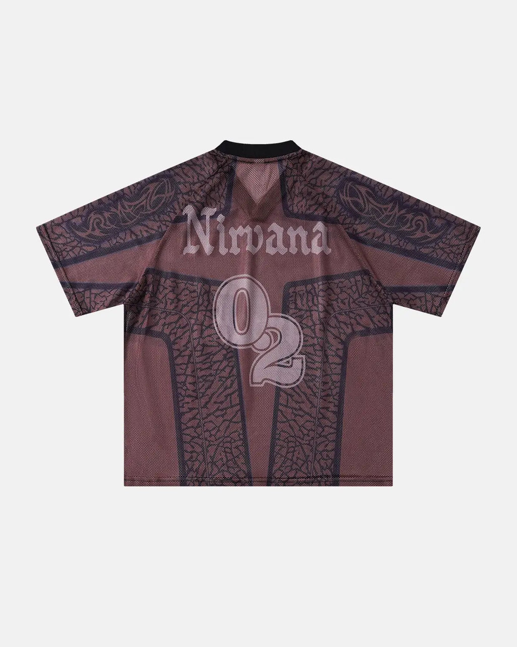 Tribal Pattern Mesh Jersey | Flation Streetwear