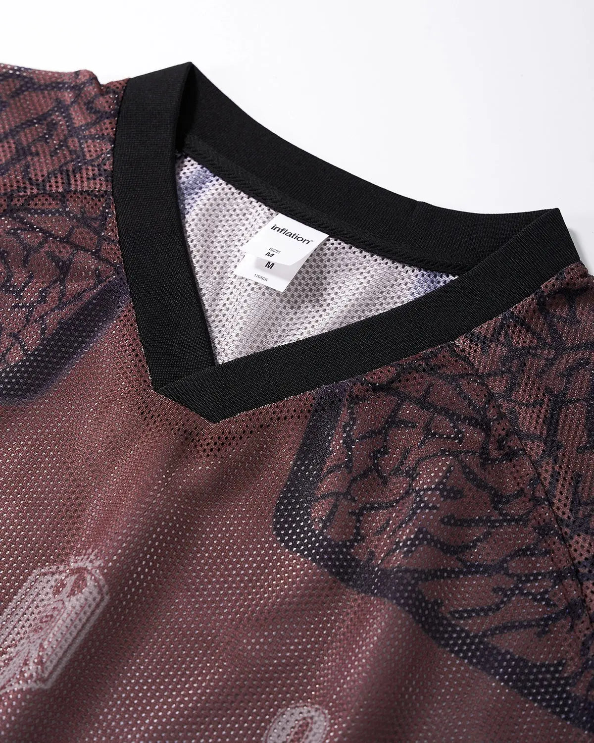 Tribal Pattern Mesh Jersey | Flation Streetwear