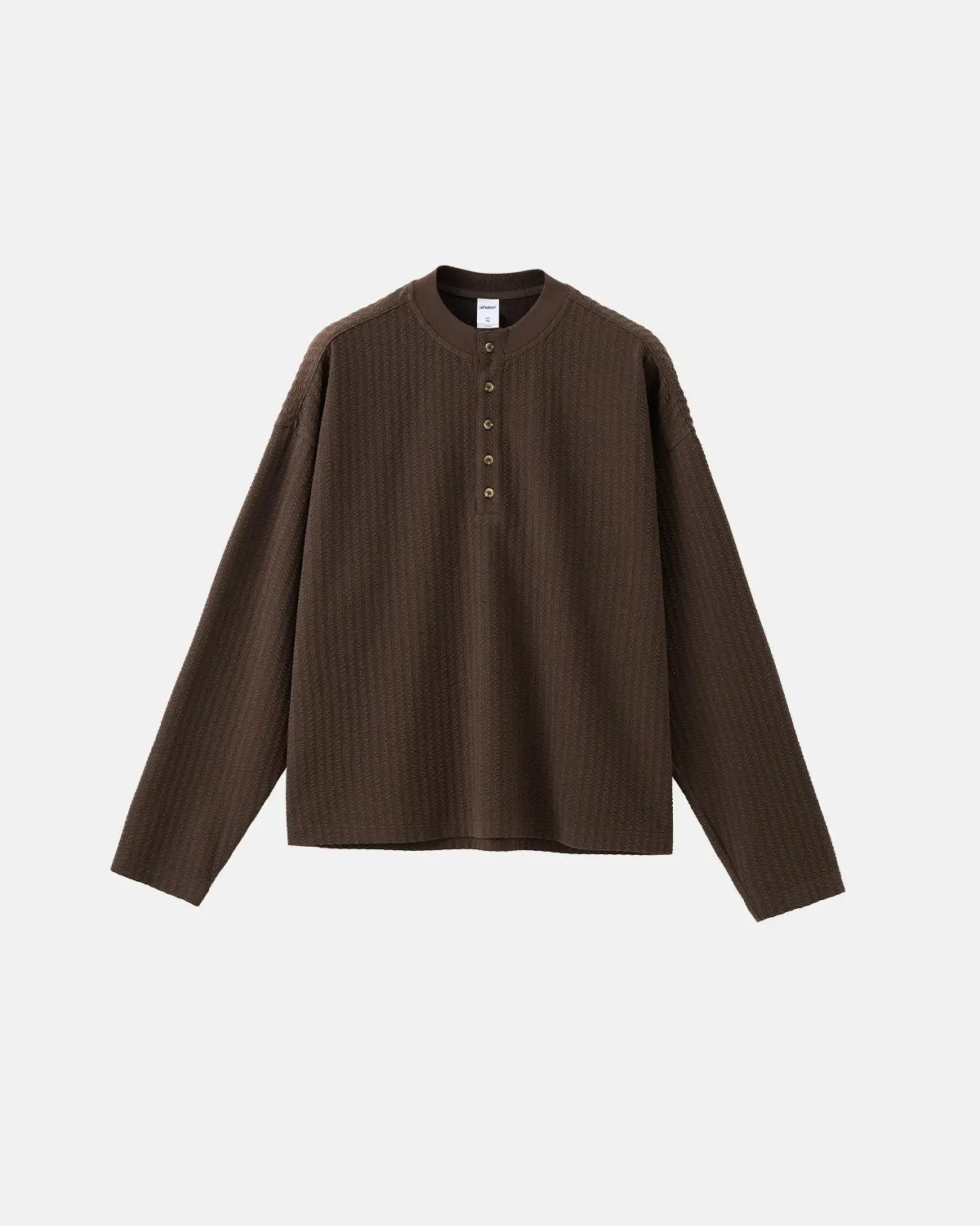 Old Money Style Henley Long Sleeve Tees | Flation Streetwear