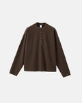 Old Money Style Henley Long Sleeve Tees | Flation Streetwear