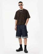 Leopard Print Boxy T-Shirt | Flation Streetwear