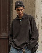 Old Money Style Knitwear POLO Shirts | Flation Streetwear