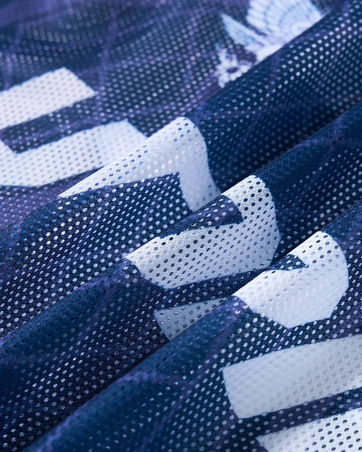 Geometric Pattern Mesh Jersey | Flation Streetwear