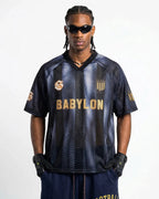 Gradient Pattern Mesh Jersey | Flation Streetwear