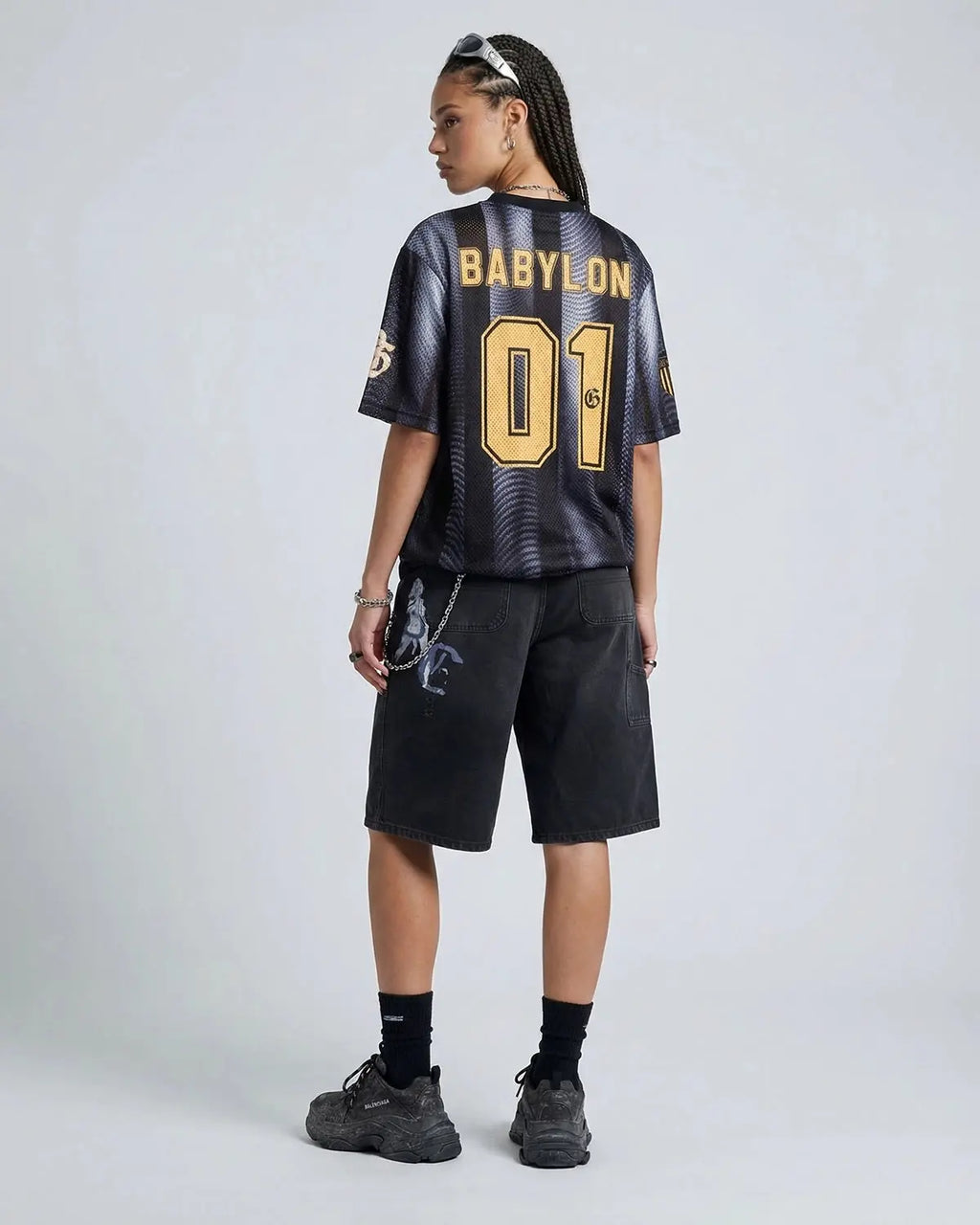 Gradient Pattern Mesh Jersey | Flation Streetwear