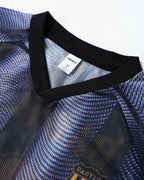 Gradient Pattern Mesh Jersey | Flation Streetwear
