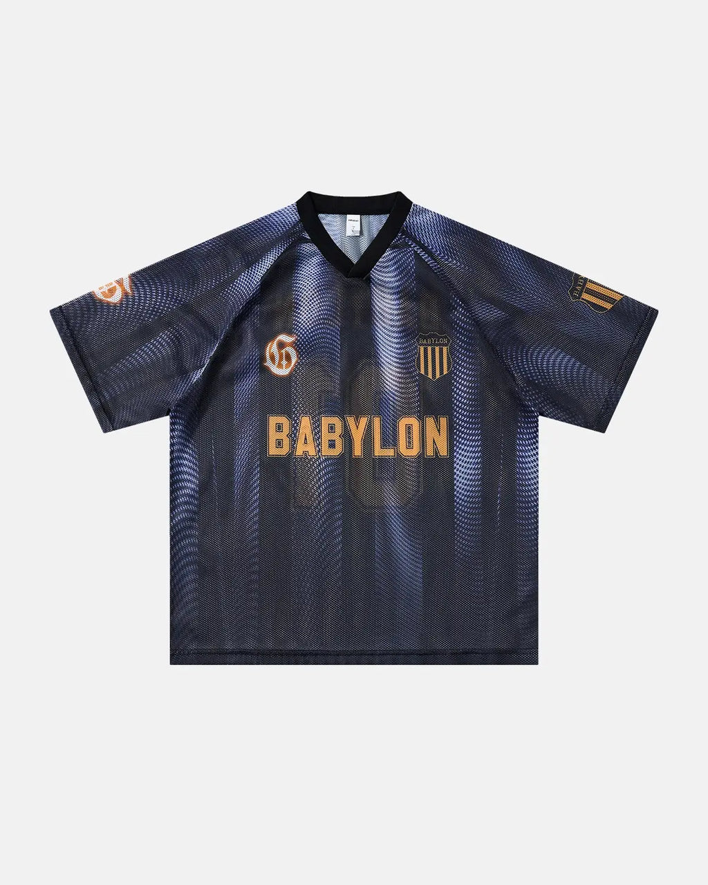 Gradient Pattern Mesh Jersey | Flation Streetwear