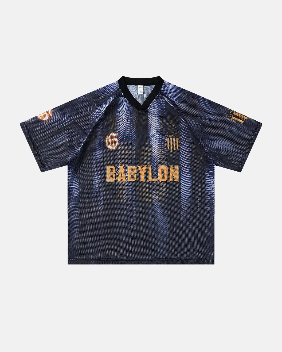 Gradient Pattern Mesh Jersey | Flation Streetwear