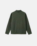Waffle Long Sleeve Polo Shirts | Flation Streetwear