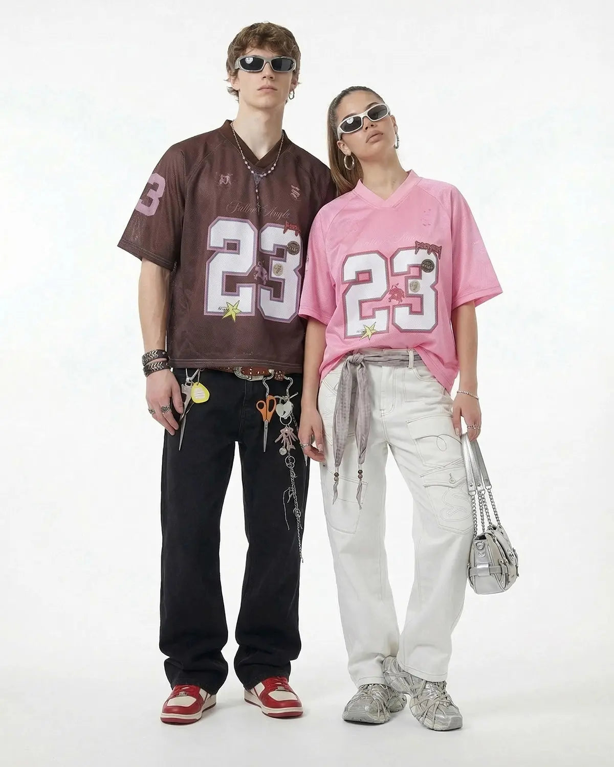 Number 23 Pink Mesh Jersey | Flation Streetwear