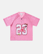 Number 23 Pink Mesh Jersey | Flation Streetwear