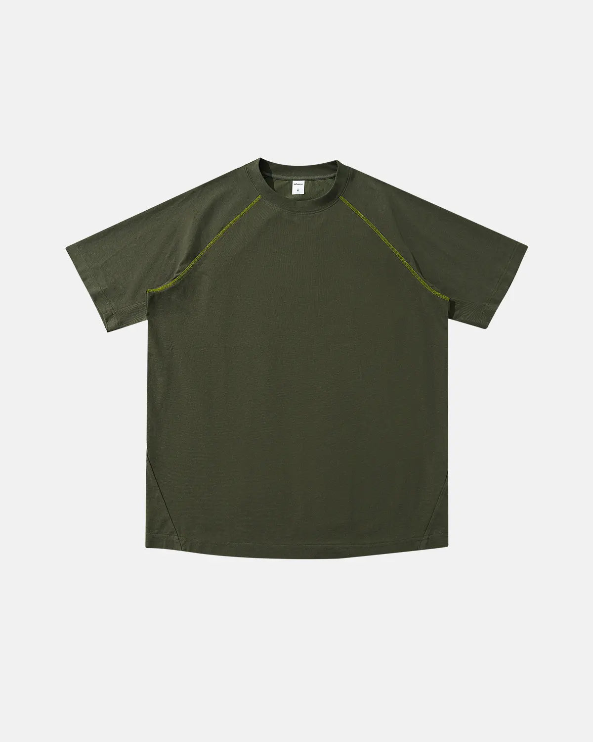 Contrast Color Stiching Stretch T-shirt | Flation Streetwear