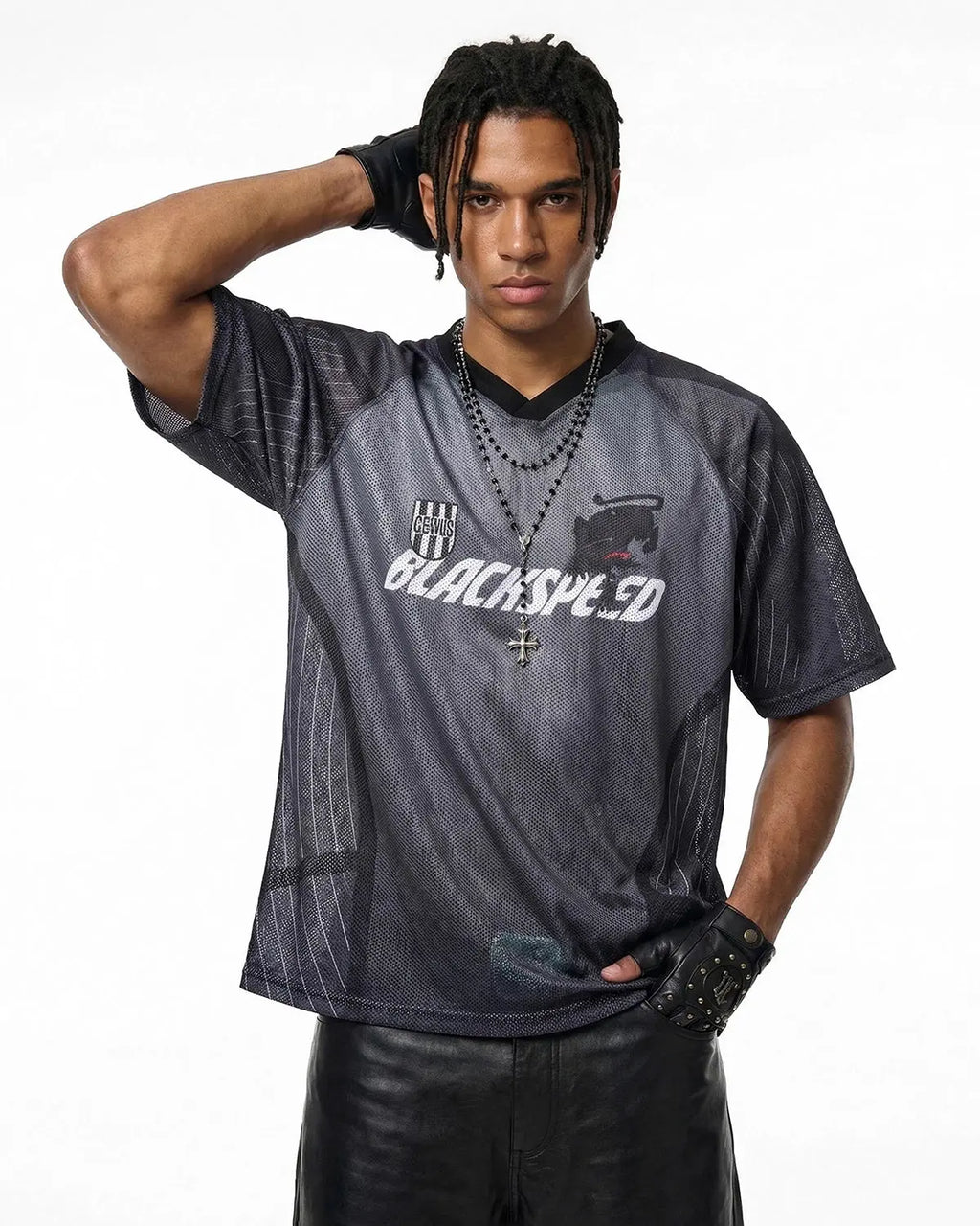 Athletic Panel Mesh Jersey | Flation Streetwear