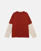 Vintage Layered Graphic Long Sleeve T-shirt | Flation Streetwear