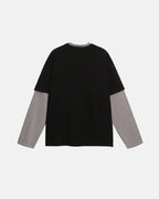 Vintage Layered Graphic Long Sleeve T-shirt | Flation Streetwear
