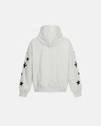 Cross PU Patch Embroidery Zip Up Hoodies | Flation Streetwear