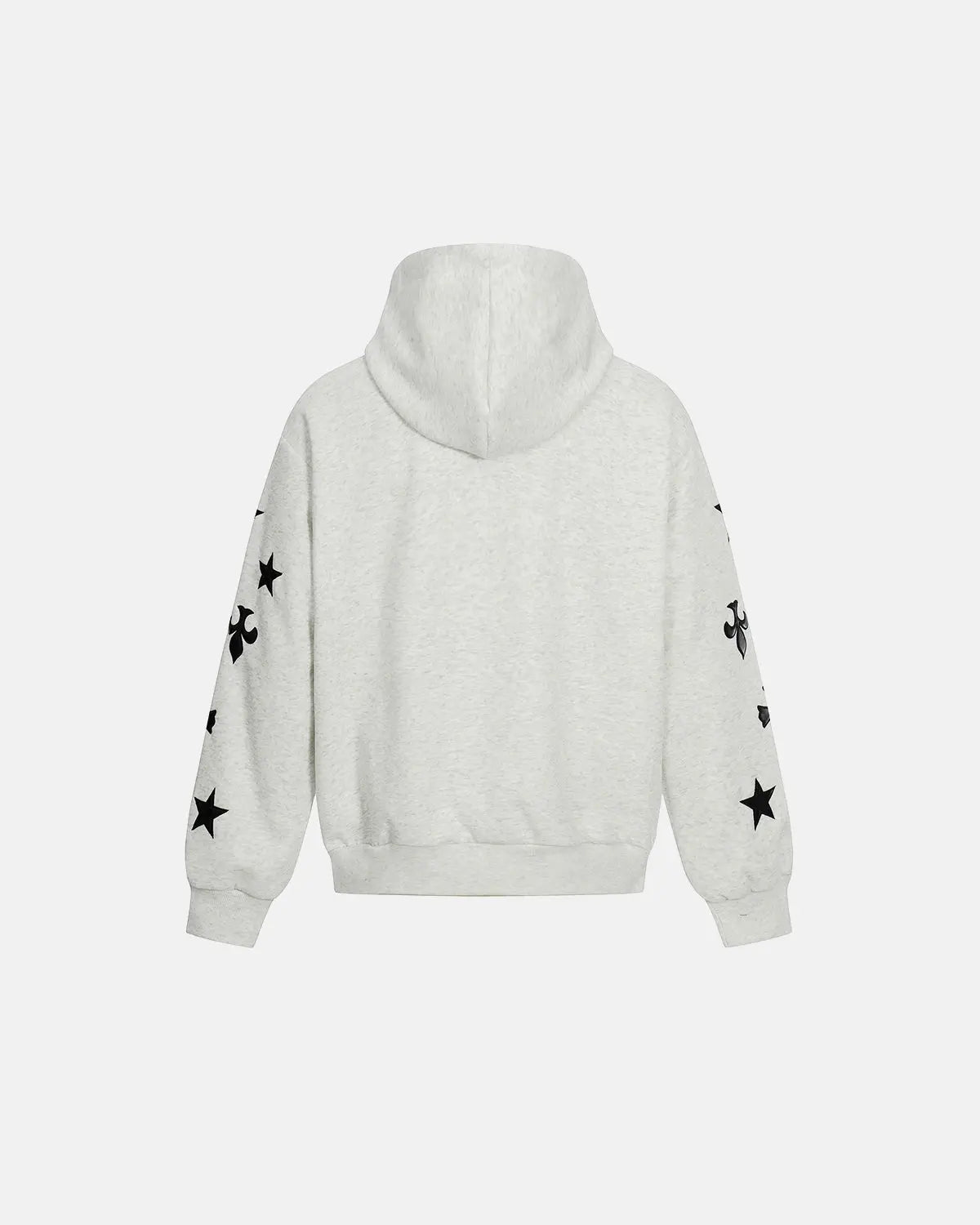 Cross PU Patch Embroidery Zip Up Hoodies | Flation Streetwear