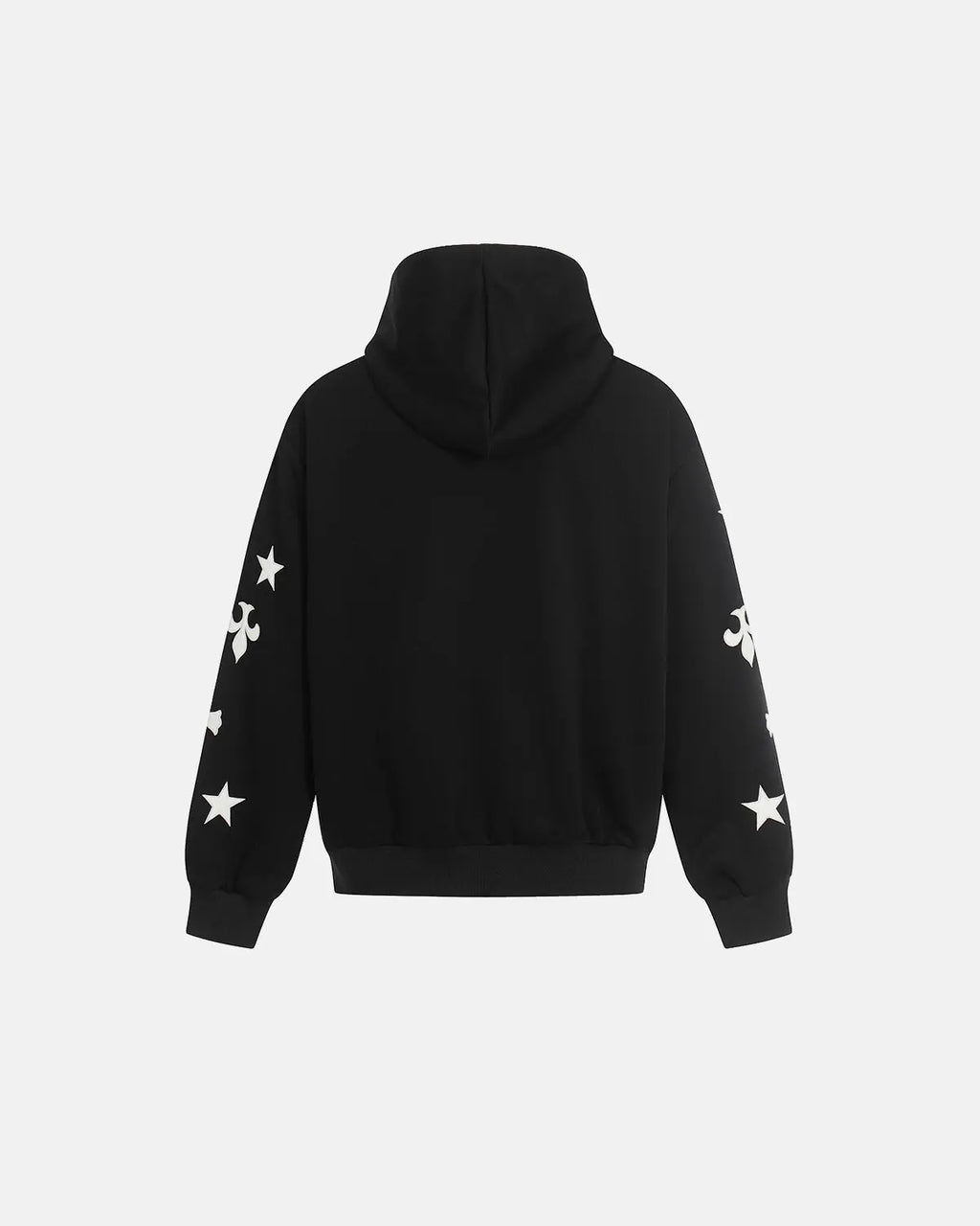 Cross PU Patch Embroidery Zip Up Hoodies | Flation Streetwear