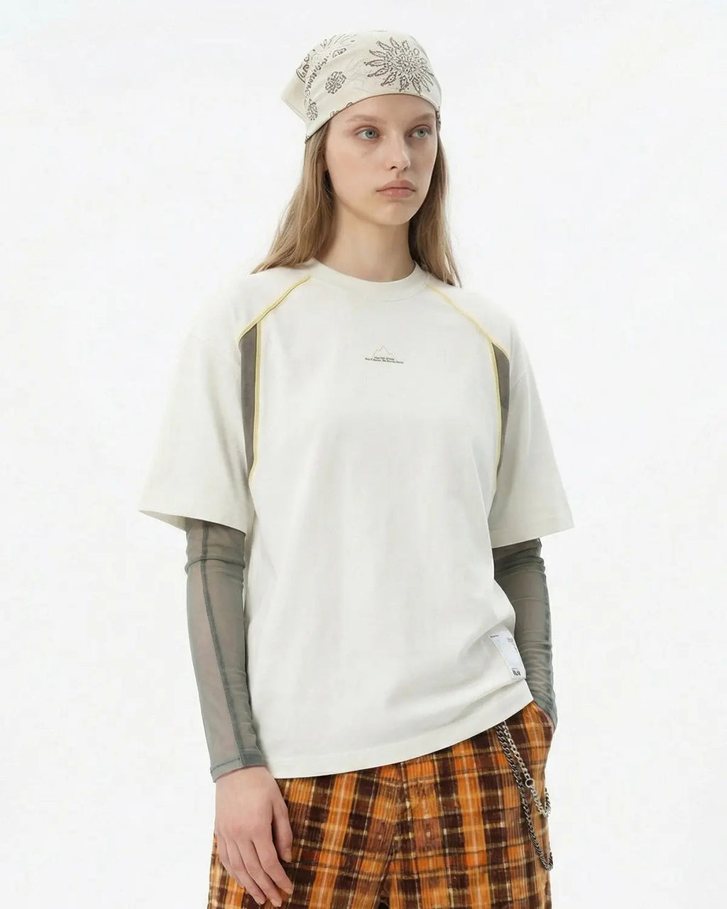 Glow-in-the-Dark Stitching Oversized T-Shirt | Flation Streetwear