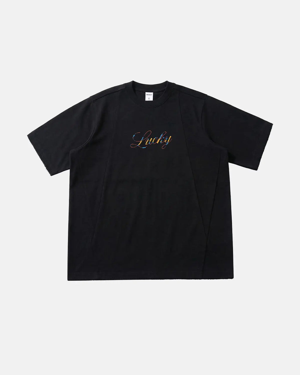 Rhinestone Lucky Graphic Oversized Tees | Flation Streetwear