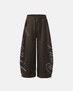 Rhinestone Baggy Joggers | Flation Streetwear