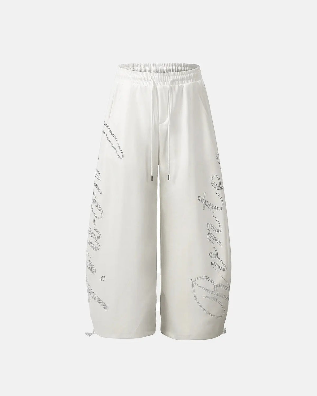 Rhinestone Baggy Joggers | Flation Streetwear