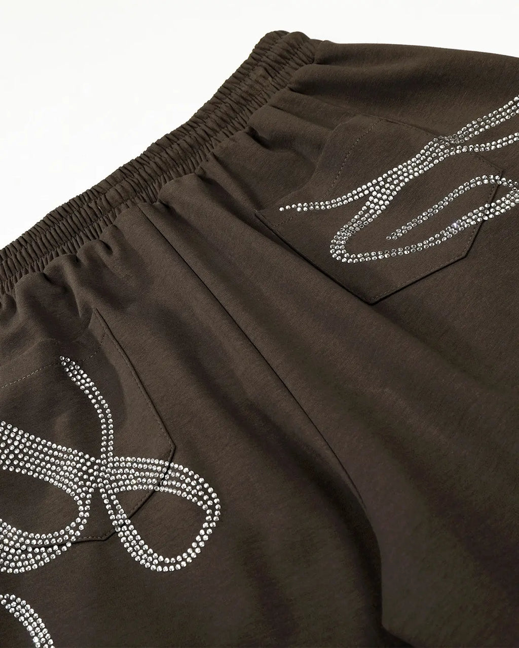Rhinestone Baggy Joggers | Flation Streetwear