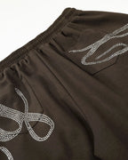 Rhinestone Baggy Joggers | Flation Streetwear