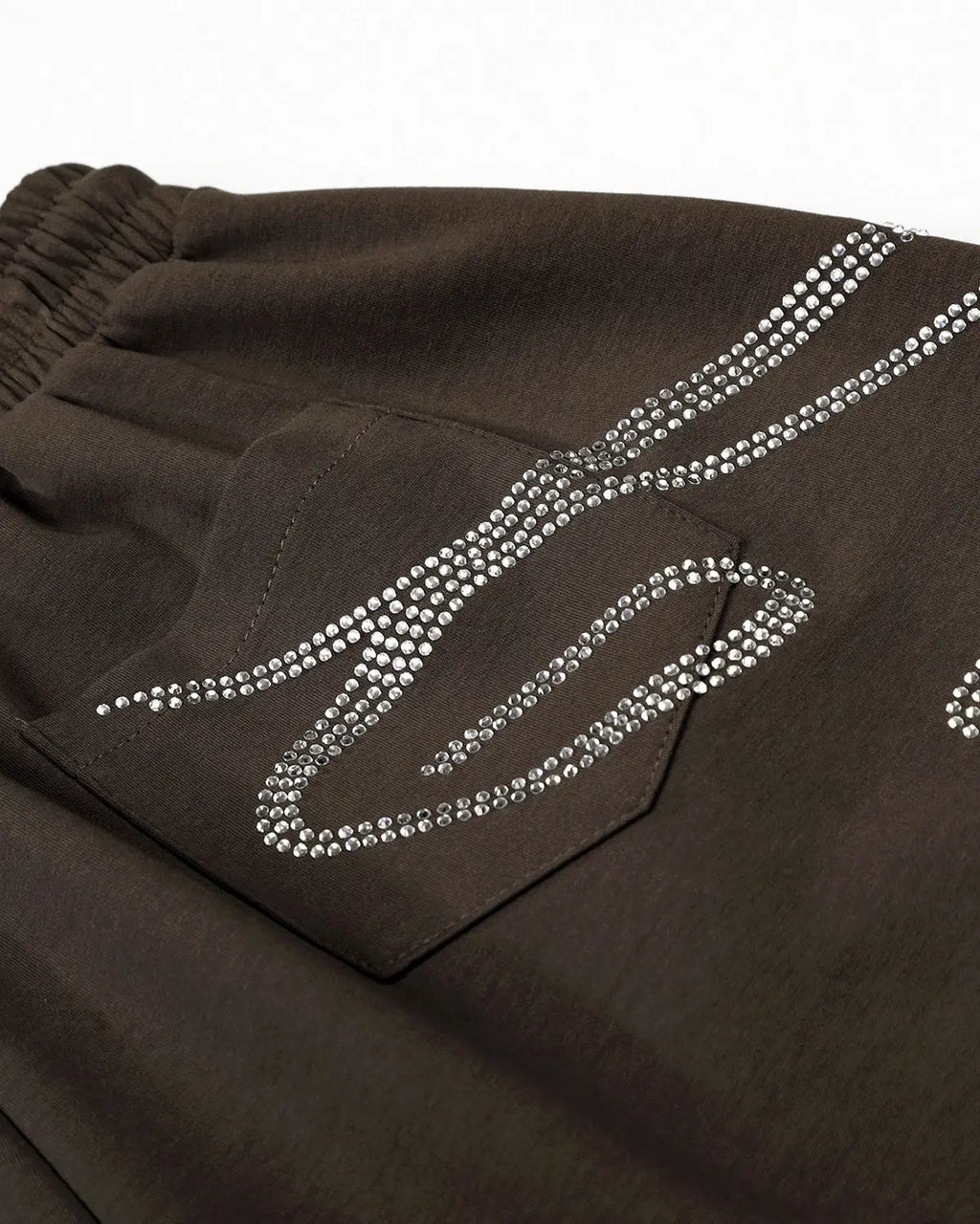 Rhinestone Baggy Joggers | Flation Streetwear