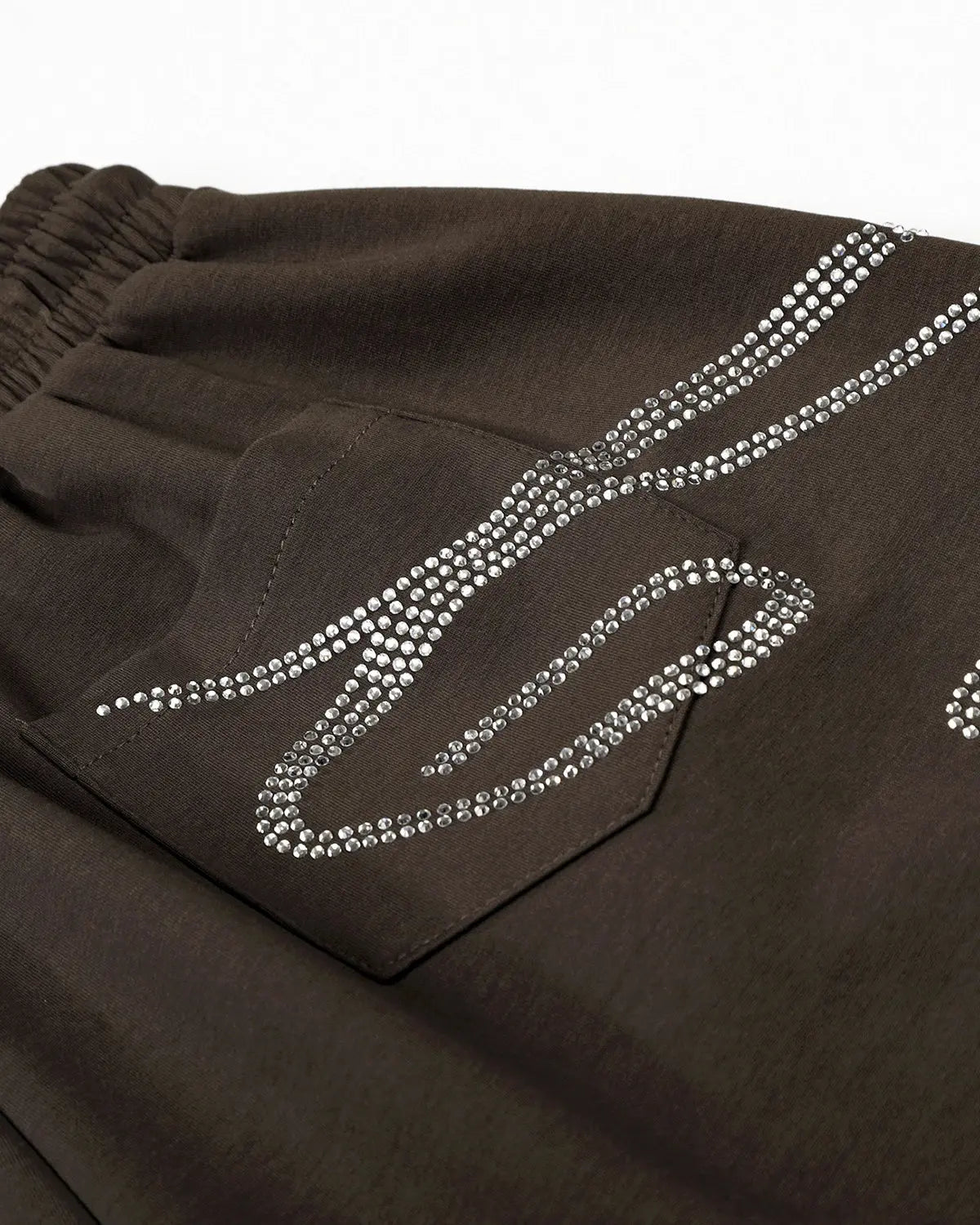 Rhinestone Baggy Joggers | Flation Streetwear