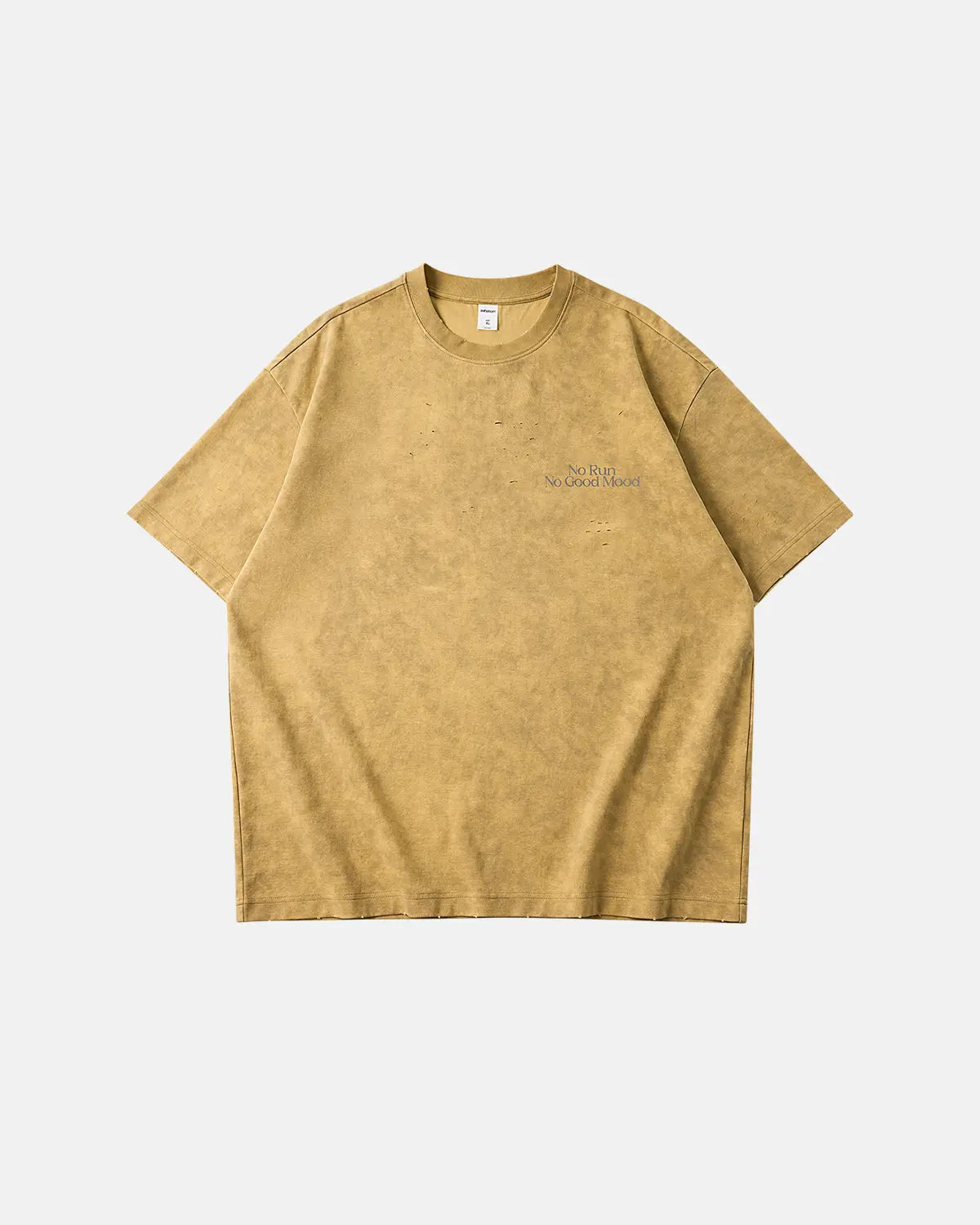 Distressed Tie-Dye Reflective Print T-Shirt | Flation Streetwear