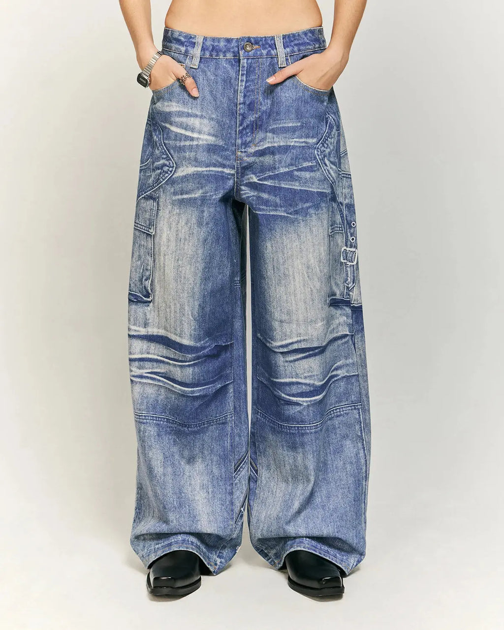 Digital Printing Denim Pants | Inflation Streetwear